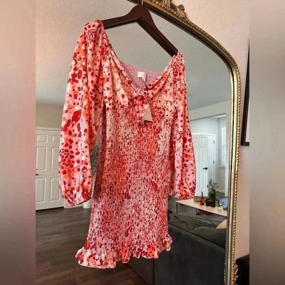 NWT Lost + Wander Smocked Dress - Picture 1 of 7